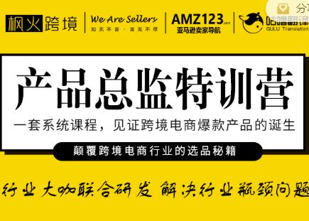 枫火跨境·产品总监特训营，行业大咖联合研发解决行业瓶颈问题_海蓝资源库