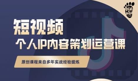 抖音短视频个人ip内容策划实操课，真正做到普通人也能实行落地_海蓝资源库