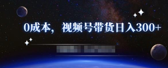 零基础视频号带货赚钱项目，0成本0门槛轻松日入300+【视频教程】_海蓝资源库