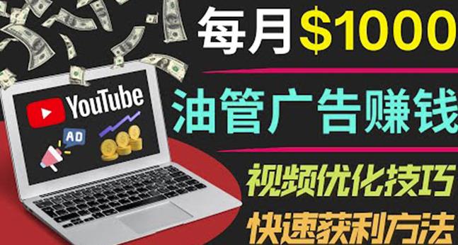 YouTube广告赚钱项目：只需发布视频就有收入，月入7000+副业_海蓝资源库