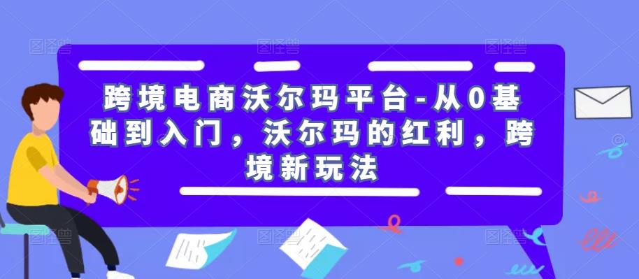 跨境电商沃尔玛平台-从0基础到入门，沃尔玛的红利，跨境新玩法_海蓝资源库