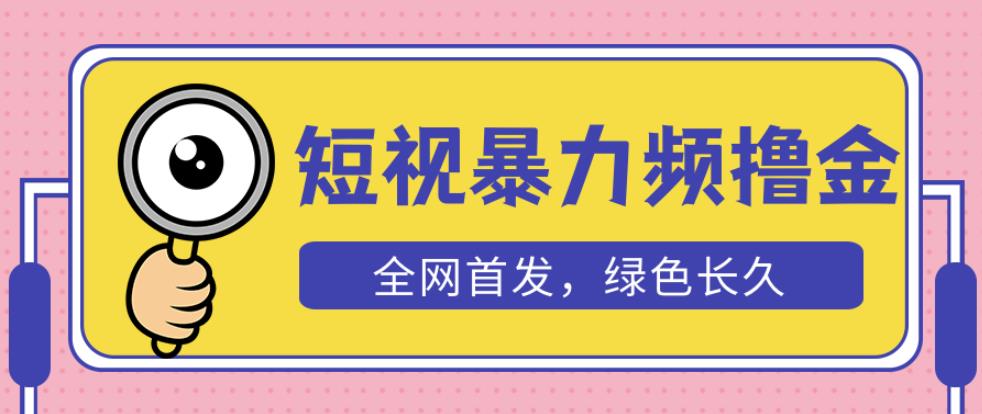 外面收费1680的短视频暴力撸金，日入300+长期可做，赠自动收款平台_海蓝资源库