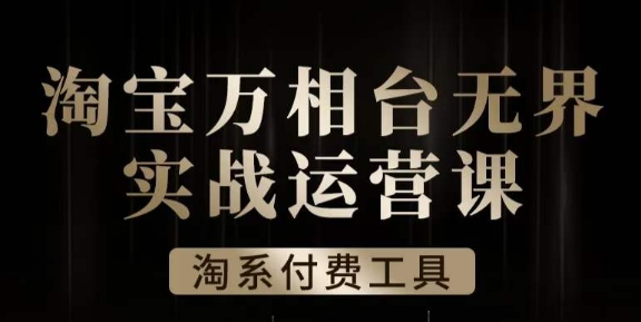 沧海·淘系万相台无界实战运营课，万相台无界实操全案例解析_海蓝资源库