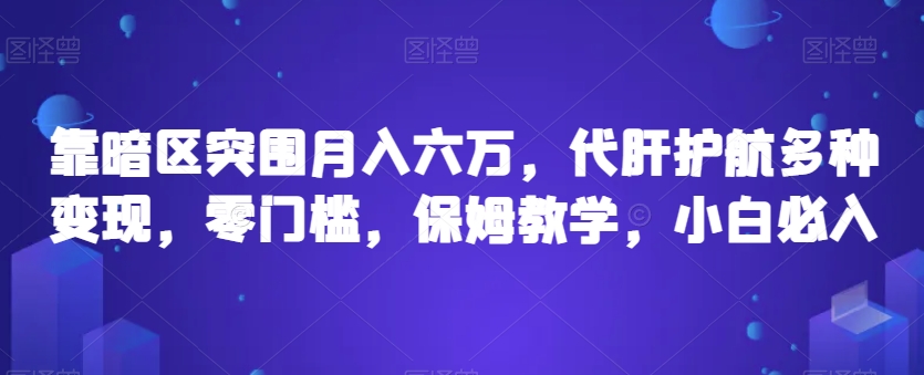 靠暗区突围月入六万，代肝护航多种变现，零门槛，保姆教学，小白必入【揭秘】_海蓝资源库