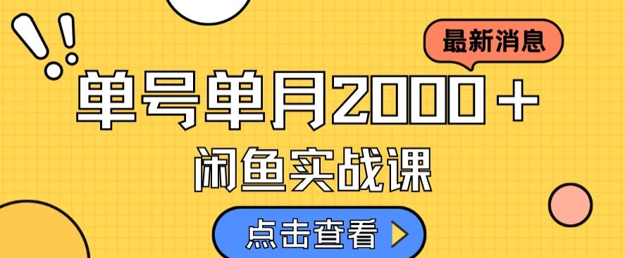 最新闲鱼日入500＋，虚拟资料变现喂饭级讲解_海蓝资源库