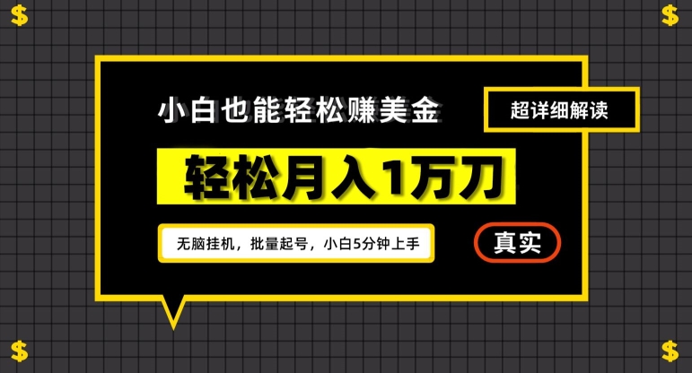 谷歌看广告撸美金2.0，无脑挂机，多号操作，月入1万刀【揭秘】_海蓝资源库