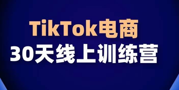 TikTok电商带货30天线上课，不可错过的全球流量洼地！_海蓝资源库