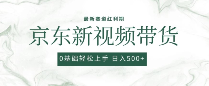 2024最新京东视频带货项目，最新0粉强开无脑搬运爆款玩法，小白轻松上手【揭秘】_海蓝资源库