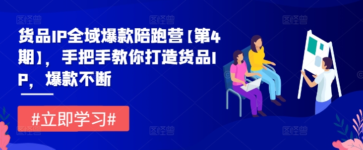 货品IP全域爆款陪跑营【第4期】，手把手教你打造货品IP，爆款不断_海蓝资源库