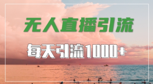 抖音快手视频号全平台通用，无人直播引流法，超暴力引流1000+高质量精准创业粉【揭秘】_海蓝资源库