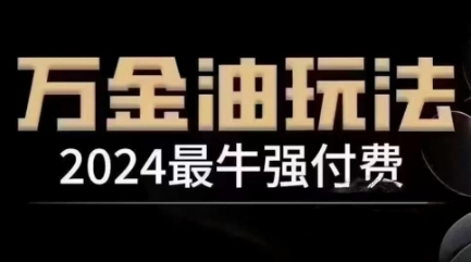 2024最牛强付费，万金油强付费玩法，干货满满，全程实操起飞_海蓝资源库