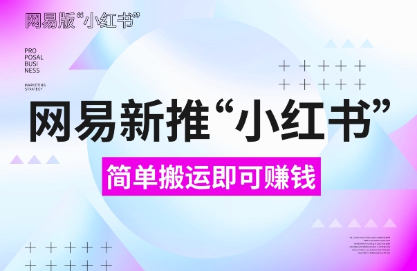 网易官方新推“小红书”，搬运即有收益，新手小白千万别错过(附详细教程)【揭秘】_海蓝资源库