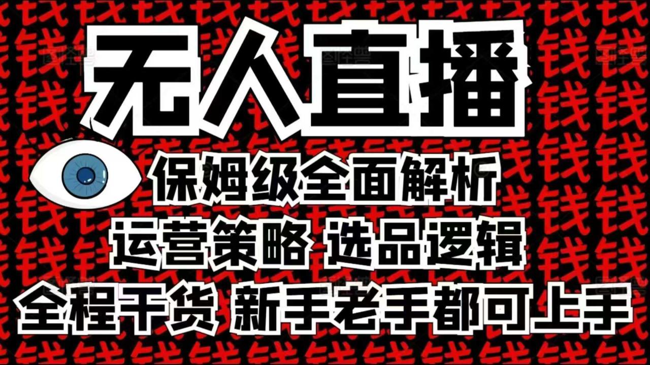 2025无人直播这么做就对了，保姆级全面解析，全程干货，新手老手都可上手——生财有道创业项目网_海蓝资源库