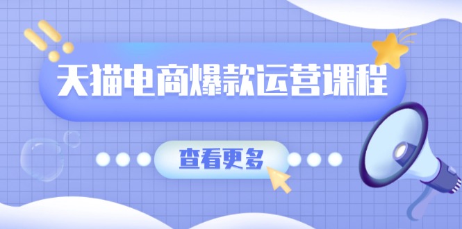 （13910期）天猫电商爆款运营课程，爆款卖点提炼与流量实操，多套模型全面学习_海蓝资源库